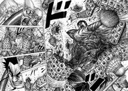 A powerful man of immense strength, Mou Bu (Kingdom) displays his brutal strength on the battlefield as he smashes through multiple heavily armored soldiers just by swinging his war mace...