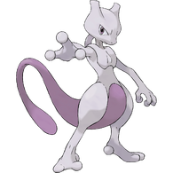 Mewtwo (Pokémon) was artificially engineered to be the strongest Pokémon, and true to its purpose, possesses power comparable to deities.