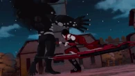 Ruby Rose (RWBY) is able to disassemble herself at the molecular level to move at high speeds.