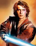 ...even at a young age, Anakin Skywalker was a natural talent in Lightsaber combat as it was his favorite pastime during his days of training, his style featured many elements of various masters...