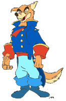 Don Karnage (TaleSpin), an anthropomorphic red wolf.