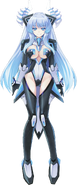 Rei Ryghts (Hyperdimension Neptunia) in her CPU form