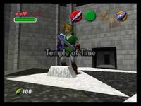 Temple of Time - Link pulling out the sword and putting it back-2