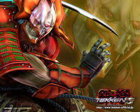 Yoshimitsu (Tekken series) is a veteran master swordsman.