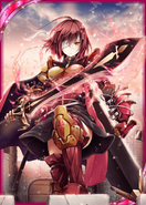 Tyr (Valkyrie Crusade) as the goddess of war, personifies combat as one of his attributes