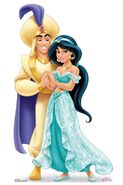 Disney-Princess-Jasmine-and-Aladdin-official-Mini-cardboard-cutout-buy-now-at-starstills 89986.1565193234