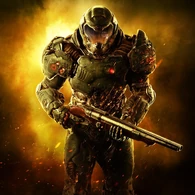 After being empowered by the Divinity Machine, the Doom Slayer (Doom 2016/Doom Eternal) is capable of fighting on godly levels.