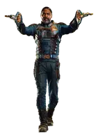 Robert DuBois/Bloodsport (DC Extended Universe) utilizes nano-tech weaponry.