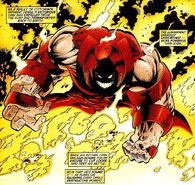 Empowered by the power of the second gem of Cyttorak, Cain Marko/Juggernaut (Marvel Comics) became stronger than he's ever been, being able to perform immeasurable levels of strength such as...