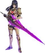 Due to his despair of seeing Mio die over and over, Consul N (Xenoblade Chronicles 3) became so powerful that not only can he overwhelm Alpha and his other self Noah. But he also forces both Shulk, Rex and A to a stalemate