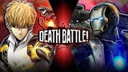 Genos VS War Machine (One Punch Man VS Marvel's Iron Man) DEATH BATTLE!