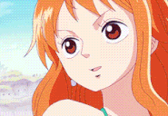 With masterful skill, Nami (One Piece) wields her weather manipulating staff the Clima-Tact with powerful results...