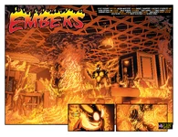 ... wears fireproof armor that makes them completely immune to fire