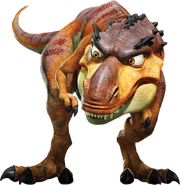 Momma Dino (Ice Age), a tyrannosaurus rex.