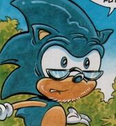 Old Sonic (Sonic the Comic) is an aged clone of Sonic the Hedgehog.