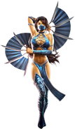 Princess Kitana (Mortal Kombat) is a master of Bagua a Chinese martial art.