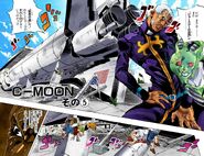 Pucci uses C-Moon to send a NASA Space Shuttle down to the Earth.