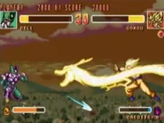 DragonKamehameha3.png (314 KB) ...or by harnessing the power of the Dragon Balls to use the Shenron Blast, a dragon-shaped Kamehameha Wave.