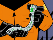 Fenton Works gadgets like the Specter Deflector (Danny Phantom) can weaken/cancel out ghost powers when they wear or come in contact with it. It allows it wearers to avoid any ghost power affects