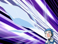 Reycom (Konjiki no Gash Bell!) using Gikoru to fire large ice bullets.