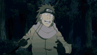 Kakashi Hataka (Naruto) using his Lightning Cutter/Raikiri.