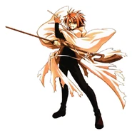 Nagi Springfield (Mahou Sensei Negima) only knows a few spells by heart but compensates with his raw magical power.