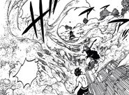 Ajeel Ramal (Fairy Tail) uses his Sands of Death to evaporate the moisture and mummify his enemies.