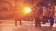 Alex, Justin, and Max (Wizards of Wavery Place) uniting their magic to destroy Gorog, the Angle of Darkness.