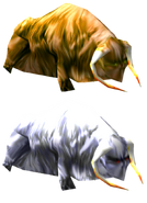 Via the usage of an unnatural threshold of strength, Mamuts (Serious Sam) can pound their hooves into the ground to cause a vibration wave that approaches their enemies to cause a decent amount of damage to them.