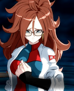 Android 21 (Dragon Ball FighterZ) expelled her evil half from her body...
