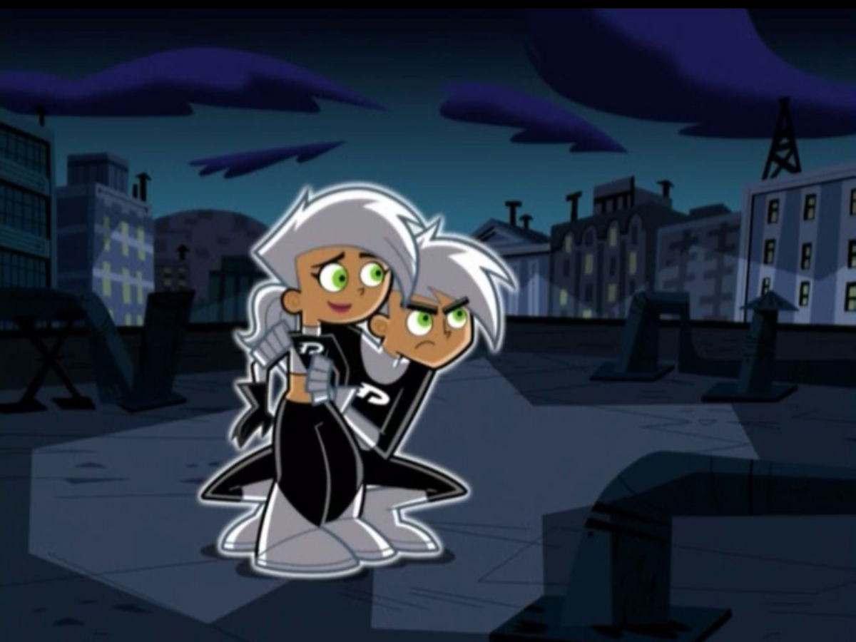 Danny and pam. Дэнни призрак и сэм. Дэнни призрак и дэнни фентон. Дэнни фэнтон сэм. Дэнни фантом и сэм.