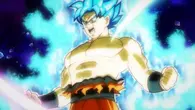 Goku (Super Dragon Ball Heroes) empowered by the energy of the Universe Tree.