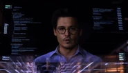 After transferring his mind into a computer, Will Caster (Transcendence) has achieved a form of godhood through artificial intelligence.