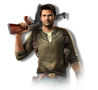 Nathan Drake (Uncharted) has survived multiple deadly events thanks to a mix of skill and luck.