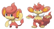 Pansear & Simisear (Pokémon)