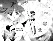 Sailor Saturn.png (715 KB) Sailor Saturn (Sailor Moon) wields the Silence Glaive, and represent death, destruction and rebirth.