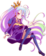 Shiro (No Game No Life) She is so smart that she can beat a computer in a game of chess at the highest level.