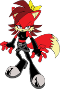 Fiona Fox (Archie's Sonic the Hedgehog), a mobian fox.