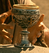 The Holy Grail (Once Upon a Time) is an ancient cup that if successfully drank from, would grant a person divine magical power.