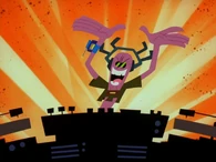 Aku's DJ (Samurai Jack) is able to discharge golden energy beams via his gold tooth.