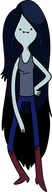 Marceline Abadeer (Adventure Time), cambion-turned-vampire daughter of the demon Hunson Abadeer and a human woman.