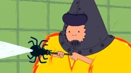 Finn (Adventure Time) using the Spider Wand