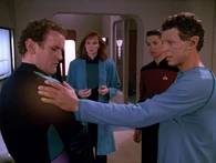 John Doe heals O'Brien.png (2.42 MB) Using his powers of healing, John Doe (Star Trek) heals Chief O'Brien's dislocated shoulder.