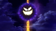 When Sonic the Hedgehog (Sonic the Hedgehog) becomes the Violet Void, he devours everything around him as a living black hole.