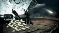 ...He's also not only throwing missiles with no effort...