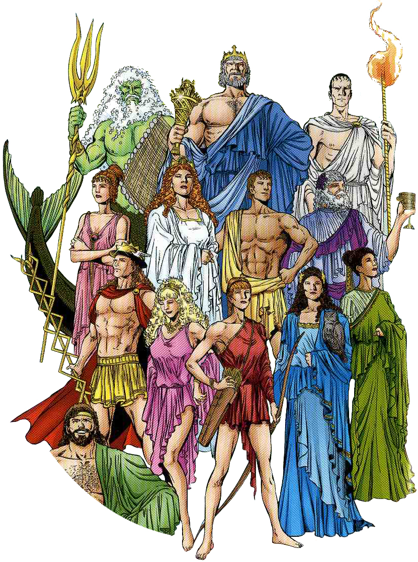 greek gods anime