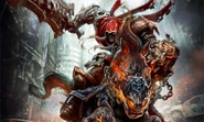 All the horsemen, like War (Darksiders) have their own personal stallion like Ruin that together can have a power bond.