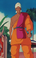 Despite being an ordinary human, Nam (Dragon Ball) possesses great physical power compared to any normal human as he was able to match Son Goku, a Saiyan child, in battle.