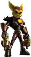 Ratchet (Ratchet & Clank) often makes use of self-evolving armaments fabricated and maintained through alien nanotech sold by various intergalactic companies.