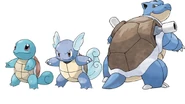 Squirtle, Wartortle, & Blastoise (Pokémon)
